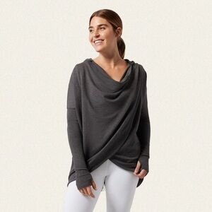 Athleta Purana Wrap Sweatshirt